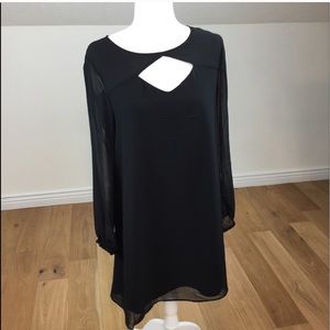 BCBGeneration Long Sleeve Black/Cocktail Dress